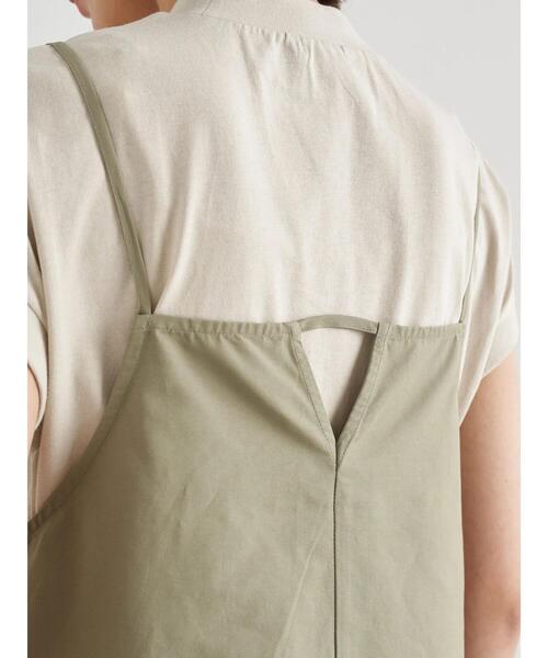 earth music&ecology（アースミュージックアンドエコロジー）の「SET2点スリットキャミワンピース+カットワンピース　＊（ワンピース・レディース・ブラック/ミント/テラコッタ・FREE）」の20枚目の写真