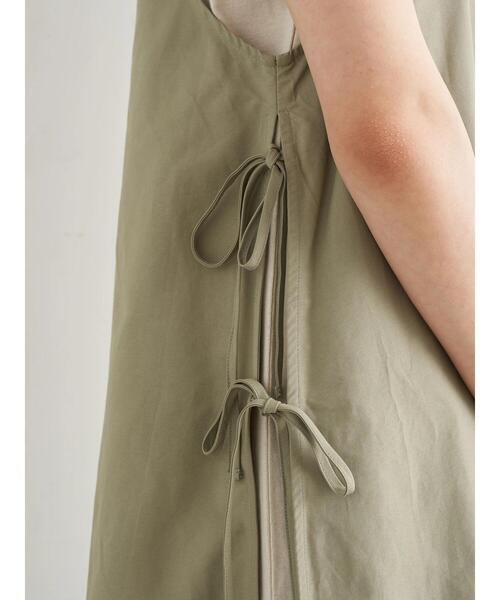 earth music&ecology（アースミュージックアンドエコロジー）の「SET2点スリットキャミワンピース+カットワンピース　＊（ワンピース・レディース・ブラック/ミント/テラコッタ・FREE）」の21枚目の写真