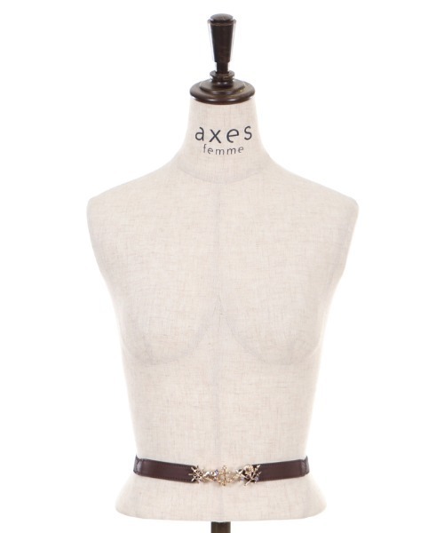 axes femme（アクシーズファム）の「マリンモチーフ細ゴムベルト