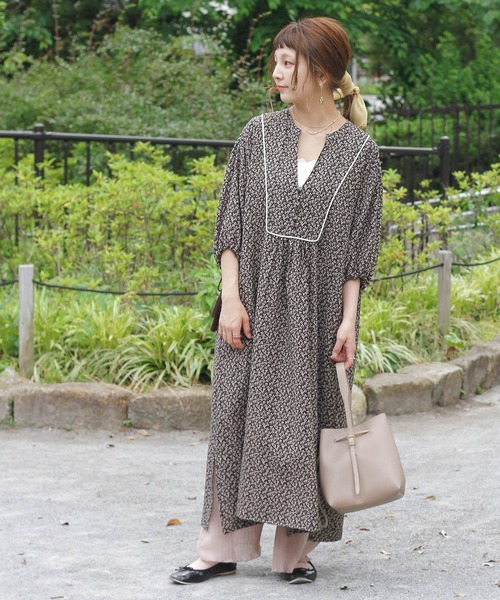 セール カラーパイピングフラワーワンピース ワンピース Crisp クリスプ のファッション通販 Zozotown