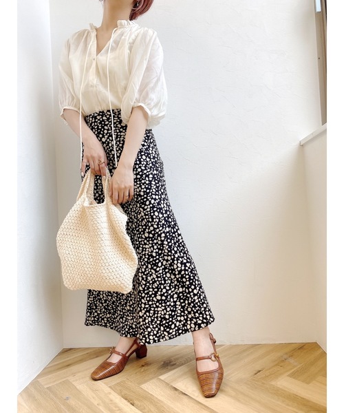 jumelle（ジュメロ）の「ダルムスカート（スカート・レディース・ブラック/アイボリー・SMALL/MEDIUM）」の13枚目の写真