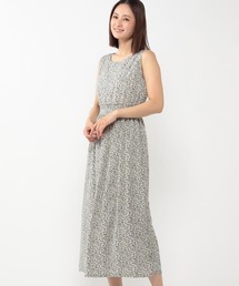 MEW'S REFINED CLOTHES | シャーリングノースリーブ小花柄ワンピース(ワンピース)