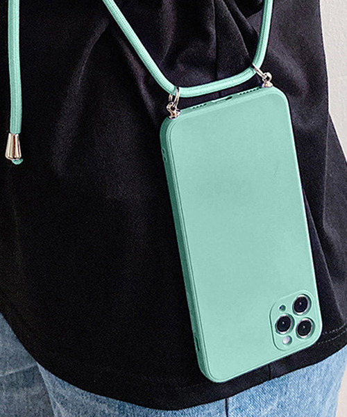 c.u.l（シーユーエル）の「【c.u.l】コード付きシリコンiPhoneカバー スマホショルダー スマホケース ipc580（スマホケース/カバー・レディース・ライトパープル/パープル系その他/ホワイト/ピンク/ブルーグレー/ダークグリーン/パープル/グリーン/ブラック/イエロー/ライトグリーン/ライトピンク/ボルドー/モカ・K/Q/I/J/O/D/N/P/A/R/U/V/T/X/W/Y/Z）」の8枚目の写真