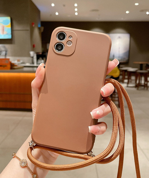 c.u.l（シーユーエル）の「【c.u.l】コード付きシリコンiPhoneカバー スマホショルダー スマホケース ipc580（スマホケース/カバー・レディース・ライトパープル/パープル系その他/ホワイト/ピンク/ブルーグレー/ダークグリーン/パープル/グリーン/ブラック/イエロー/ライトグリーン/ライトピンク/ボルドー/モカ・K/Q/I/J/O/D/N/P/A/R/U/V/T/X/W/Y/Z）」の6枚目の写真