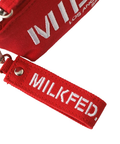 MILKFED.(ミルクフェド)の「STENCIL LOGO PENCIL CASE(ペン類・レディース・ホワイト/ブラック/ベージュ/ネイビー/レッド/ライトパープル/ライトピンク/A・ONE SIZE)」の14枚目の写真