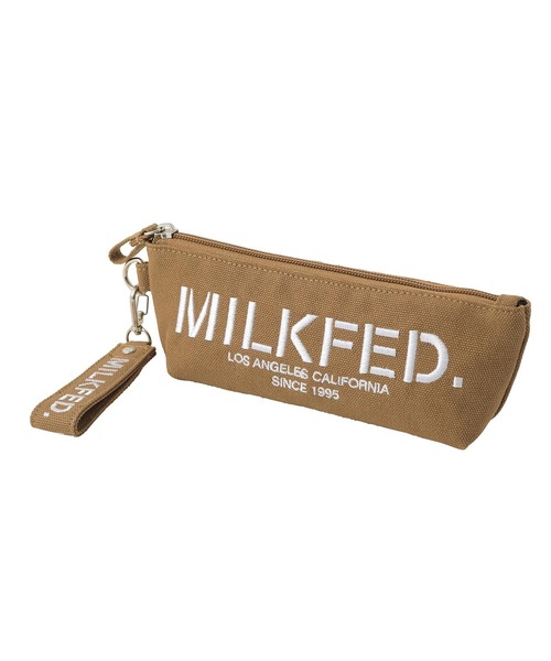 MILKFED.(ミルクフェド)の「STENCIL LOGO PENCIL CASE(ペン類・レディース・ホワイト/ブラック/ベージュ/ネイビー/レッド/ライトパープル/ライトピンク/A・ONE SIZE)」の19枚目の写真