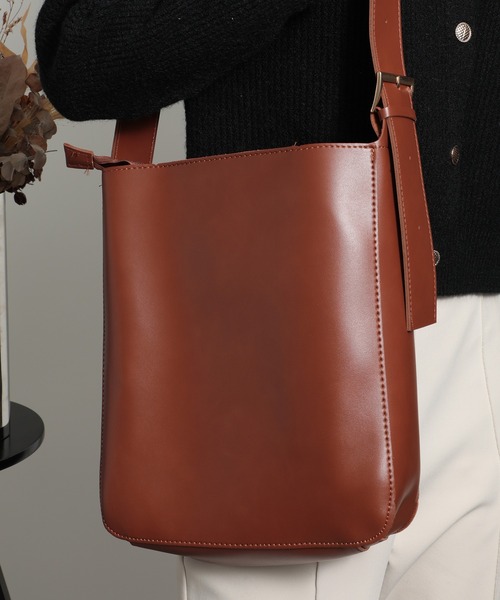 SETUP7（セットアップセブン）の「【SETUP7】ワンストラップトート KNF（トートバッグ・レディース・ブラウン/ブラック・FREE）」の14枚目の写真