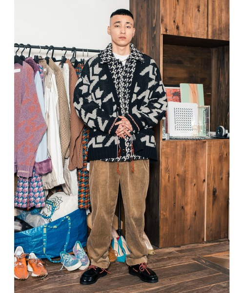 NEONSIGN ネオンサイン / MW PLOVERS QUILTED CARDIGAN