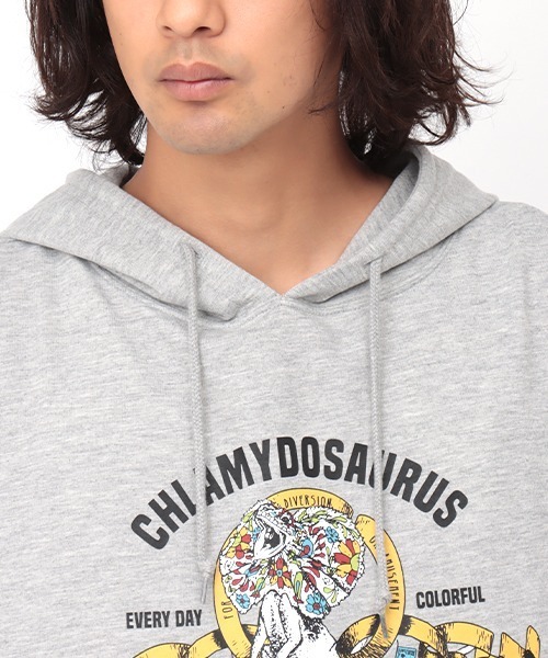 チチカカ(チチカカ)の「【ユニセックス】エリマキトカゲプルオーバー(パーカー・メンズ・ブラック/グレー・MEDIUM/LARGE)」の11枚目の写真