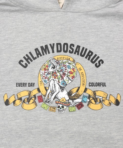 チチカカ(チチカカ)の「【ユニセックス】エリマキトカゲプルオーバー(パーカー・メンズ・ブラック/グレー・MEDIUM/LARGE)」の16枚目の写真