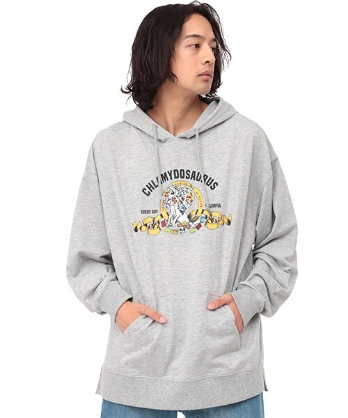 チチカカ(チチカカ)の「【ユニセックス】エリマキトカゲプルオーバー(パーカー・メンズ・ブラック/グレー・MEDIUM/LARGE)」の8枚目の写真