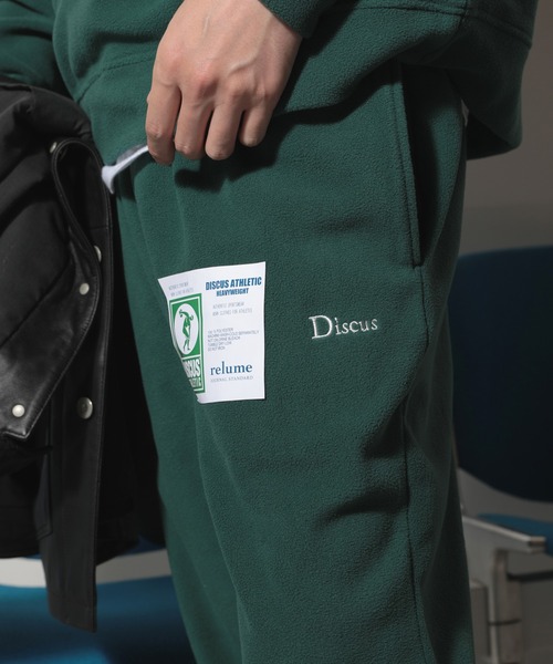 DISCUS（ディスカス）の「【Discus×relume/ディスカス】別注 Fleece リブパンツ（その他パンツ・メンズ・グリーン/ブラック/キャメル/ホワイト・M/L）」の8枚目の写真