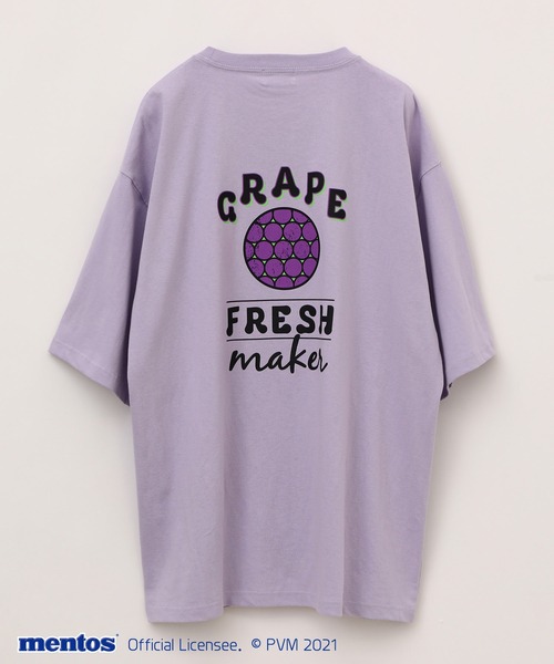 JUNRED（ジュンレッド）の「メントスバックプリントTEE（Tシャツ/カットソー・メンズ・ブラック/オフホワイト/ラベンダー/ベージュ系その他・M/L）」の16枚目の写真