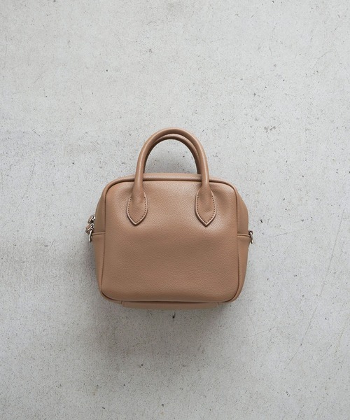 EFOLE(エフォル)の「スクエア ボストンバッグ(ハンドバッグ・レディース・ブラック/ベージュ・FREE)」の21枚目の写真