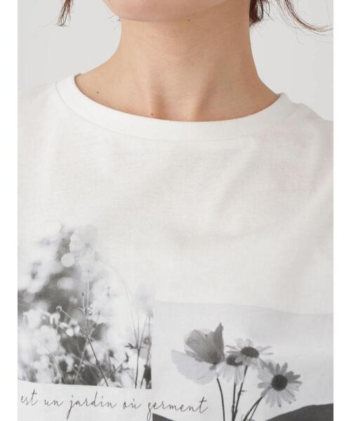 earth music&ecology（アースミュージックアンドエコロジー）の「PHOTOびっぐT ＊（Tシャツ/カットソー・レディース・オフホワイト/ミント・FREE）」の8枚目の写真