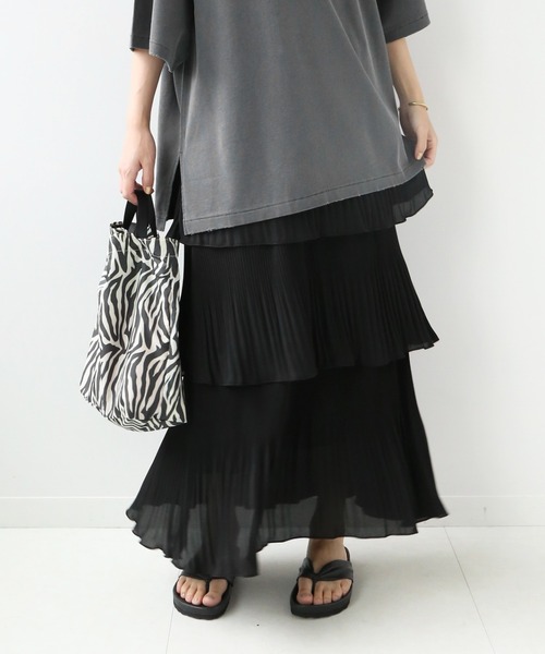 ◆JOURNAL STANDARD relume◆プリーツティアードスカート新品 JOURNAL STANDARD relume（ジャーナルスタンダード レリューム