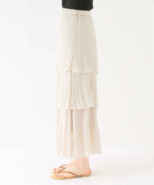 JOURNAL STANDARD relume(ジャーナルスタンダード レリューム)の「プリーツティアードイージースカート◆(スカート・レディース・ブラック・FREE)」の18枚目の写真