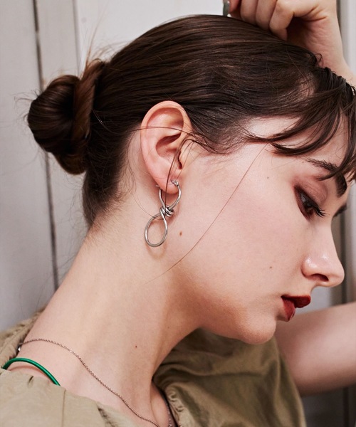 CENE（セネ）の「【CENE】セネ/ムスビメピアス（ピアス（両耳用）・レディース・ゴールド/シルバー・FREE）」の2枚目の写真