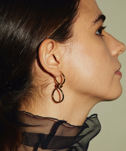 CENE（セネ）の「【CENE】セネ/ムスビメピアス（ピアス（両耳用）・レディース・ゴールド/シルバー・FREE）」の4枚目の写真