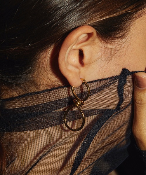 CENE（セネ）の「【CENE】セネ/ムスビメピアス（ピアス（両耳用）・レディース・ゴールド/シルバー・FREE）」の5枚目の写真