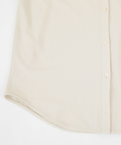 titivate（ティティベイト）の「ﾊﾟｲﾋﾟﾝｸﾞｽｸｴｱｶﾗｰｼｬﾂ（シャツ/ブラウス・レディース・ホワイト/ブラック/グレイッシュベージュ・M）」の20枚目の写真