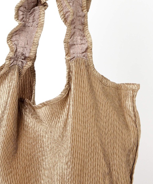 Heather(ヘザー)の「フリルハンドルトート 215680(トートバッグ・レディース・アイボリー/グリーン/ブラウン・ONE SIZE)」の6枚目の写真