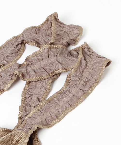 Heather(ヘザー)の「フリルハンドルトート 215680(トートバッグ・レディース・アイボリー/グリーン/ブラウン・ONE SIZE)」の5枚目の写真