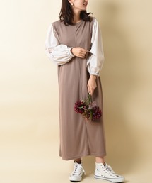 INTERPLANET | 【ＷＥＢ限定】ポンチウィングショルダーワンピース(ワンピース)