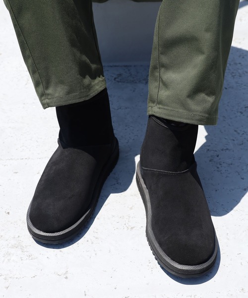 suicoke(スイコック)の「SUICOKE/スイコック ELS-Mwpab-MID ブーツ 撥水/防水 ムートン ウィンターブーツ(ブーツ・メンズ・ベージュ/ブラック・10/6/5/8/7/9)」の13枚目の写真