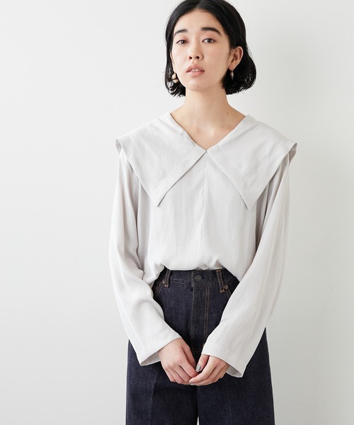 Whim Gazette（ウィムガゼット）の「セーラーカラーブラウス（シャツ 