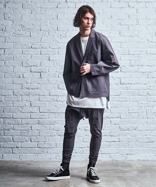 MSML(エムエスエムエル)の「NYLON SAROUEL PANTS(その他パンツ・メンズ・チャコールグレー/ブラック・S/M/L)」の13枚目の写真