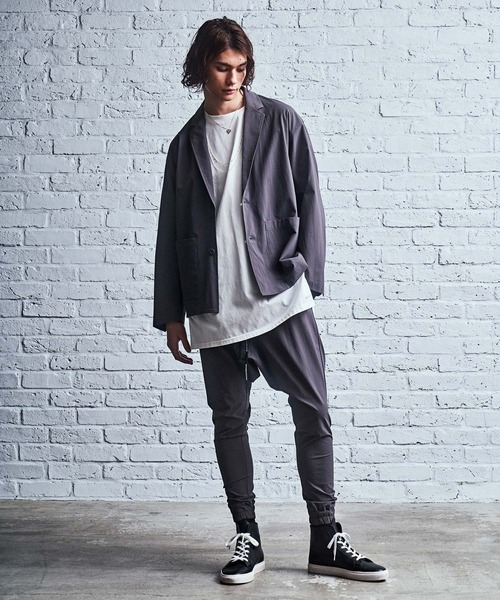 MSML(エムエスエムエル)の「NYLON SAROUEL PANTS(その他パンツ・メンズ・チャコールグレー/ブラック・S/M/L)」の12枚目の写真