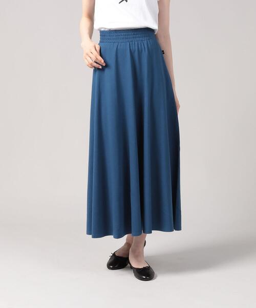 agnes b.（アニエスベー）の「J003 コットンジャージーロングスカート（スカート・レディース・ブルー・1/3/2）」の3枚目の写真