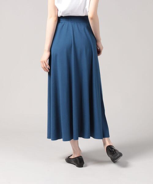 agnes b.（アニエスベー）の「J003 コットンジャージーロングスカート（スカート・レディース・ブルー・1/3/2）」の2枚目の写真