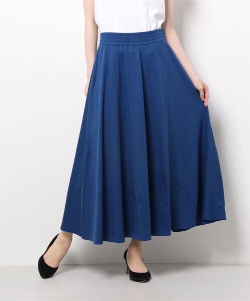 agnes b.（アニエスベー）の「J003 コットンジャージーロングスカート（スカート・レディース・ブルー・1/3/2）」の4枚目の写真