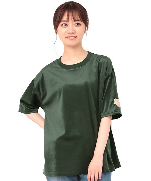 チチカカ（チチカカ）の「スモークＴシャツ（Tシャツ/カットソー・レディース・ベージュ/グリーン/ピンク・FREE）」の4枚目の写真