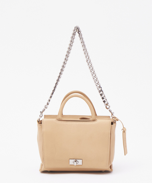 Rouge vif(ルージュヴィフ)の「【佐藤佳菜子さんコラボ】neque別注チェーンハンドバッグ(ハンドバッグ・レディース・ブラウン/モスグリーン/ベージュ・フリー)」の12枚目の写真