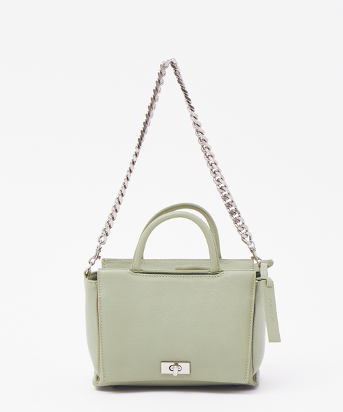 Rouge vif(ルージュヴィフ)の「【佐藤佳菜子さんコラボ】neque別注チェーンハンドバッグ(ハンドバッグ・レディース・ブラウン/モスグリーン/ベージュ・フリー)」の17枚目の写真