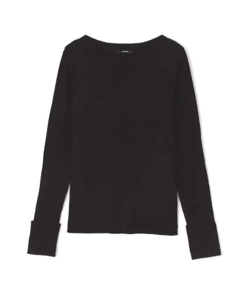 N.（N. Natural Beauty Basic）（エヌエヌナチュラルビューティーベーシック）の「◆ウォームアップリブボートニット（ニット/セーター・レディース・ホワイト/ブラック/グレー・MEDIUM）」の17枚目の写真