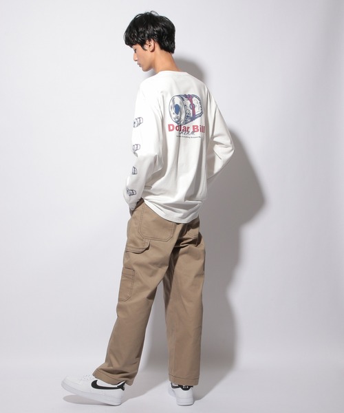 PBLIM（ページボーイリム）の「【PAGEBOYLIM】BillグラフィックロンT（Tシャツ/カットソー・レディース・ブラック/オフホワイト・MEDIUM/LARGE）」の16枚目の写真