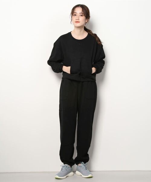 PUMA(プーマ)の「プーマ PUMA ラウンジウエア スーツ_トップスとボトムスのセットアップ_(スウェット・レディース・サンドグレー/ブラック・M/S/L/XL)」の1枚目の写真