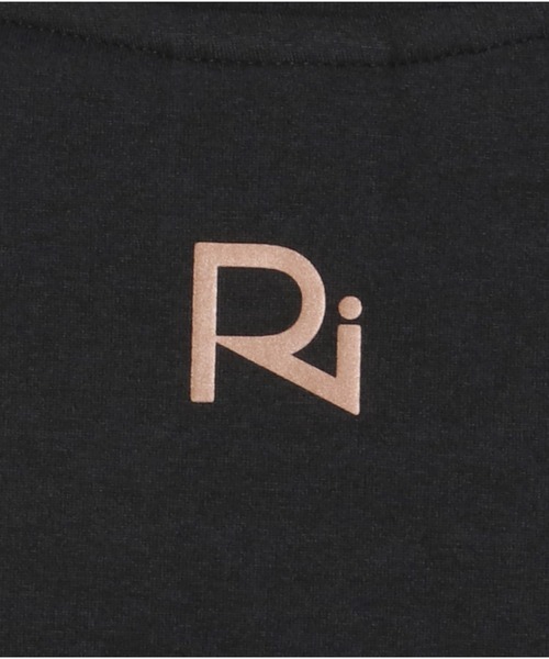 MIZUNO SPORTS STYLE（ミズノスポーツスタイル）の「【Rikako Ikee Collection】　Ri　Tシャツ［レディース］（Tシャツ/カットソー・レディース・ブラック×グレー/グリーン系その他/杢グレー/スモークピンク・M/L/S）」の8枚目の写真