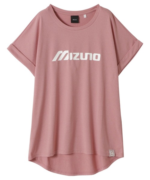 MIZUNO SPORTS STYLE（ミズノスポーツスタイル）の「【Rikako Ikee Collection】　Ri　Tシャツ［レディース］（Tシャツ/カットソー・レディース・ブラック×グレー/グリーン系その他/杢グレー/スモークピンク・M/L/S）」の13枚目の写真