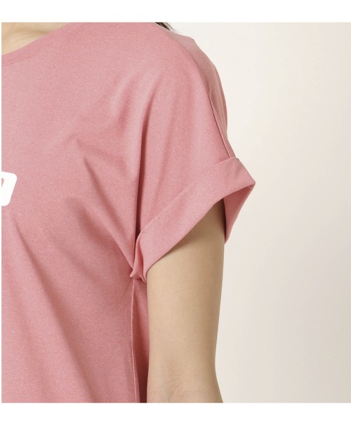 MIZUNO SPORTS STYLE（ミズノスポーツスタイル）の「【Rikako Ikee Collection】　Ri　Tシャツ［レディース］（Tシャツ/カットソー・レディース・ブラック×グレー/グリーン系その他/杢グレー/スモークピンク・M/L/S）」の17枚目の写真