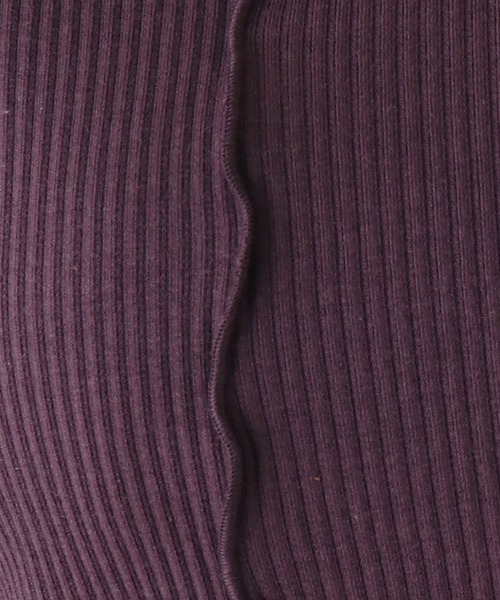 AG by aquagirl（エージーバイアクアガール）の「◆RENU(R)リブ配色ウェーブプルオーバー【WEB限定サイズ】（Tシャツ/カットソー・レディース・パープル系4/ダークグリーン/ブラウン系/ブラック/ライトグレー・36/40/38）」の12枚目の写真