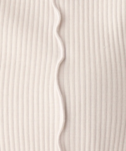 AG by aquagirl（エージーバイアクアガール）の「◆RENU(R)リブ配色ウェーブプルオーバー【WEB限定サイズ】（Tシャツ/カットソー・レディース・パープル系4/ダークグリーン/ブラウン系/ブラック/ライトグレー・36/40/38）」の14枚目の写真