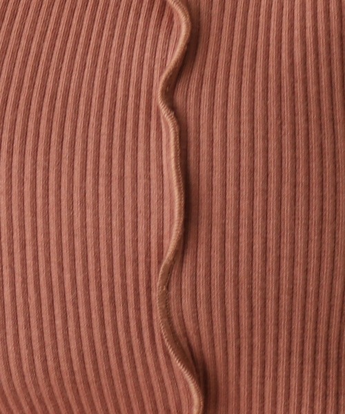 AG by aquagirl（エージーバイアクアガール）の「◆RENU(R)リブ配色ウェーブプルオーバー【WEB限定サイズ】（Tシャツ/カットソー・レディース・パープル系4/ダークグリーン/ブラウン系/ブラック/ライトグレー・36/40/38）」の16枚目の写真