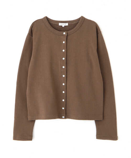 NATURAL BEAUTY BASIC（ナチュラルビューティーベーシック）の「裏毛スナップボタンカーデ/0171260982（カーディガン/ボレロ・レディース・オフホワイト/ブラウン/ブラック・MEDIUM）」の16枚目の写真