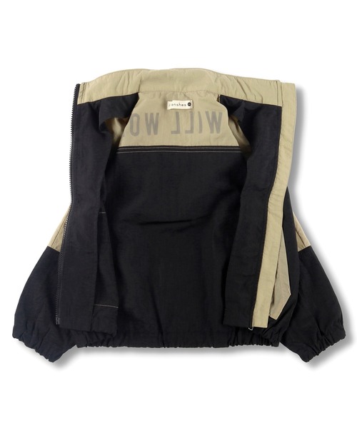 BRANSHES（ブランシェス）の「【撥水加工】ウインドブレーカー（ナイロンジャケット・キッズ・チャコールグレー/ブラック・130cm/140cm/110cm/90cm/100cm/120cm/150cm）」の22枚目の写真