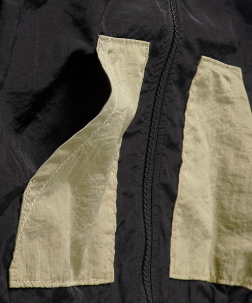 BRANSHES（ブランシェス）の「【撥水加工】ウインドブレーカー（ナイロンジャケット・キッズ・チャコールグレー/ブラック・130cm/140cm/110cm/90cm/100cm/120cm/150cm）」の20枚目の写真